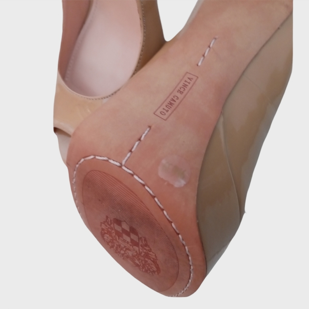 Vince Camuto Peep- Toe Platform Heels/Size9M - Picture 6 of 8